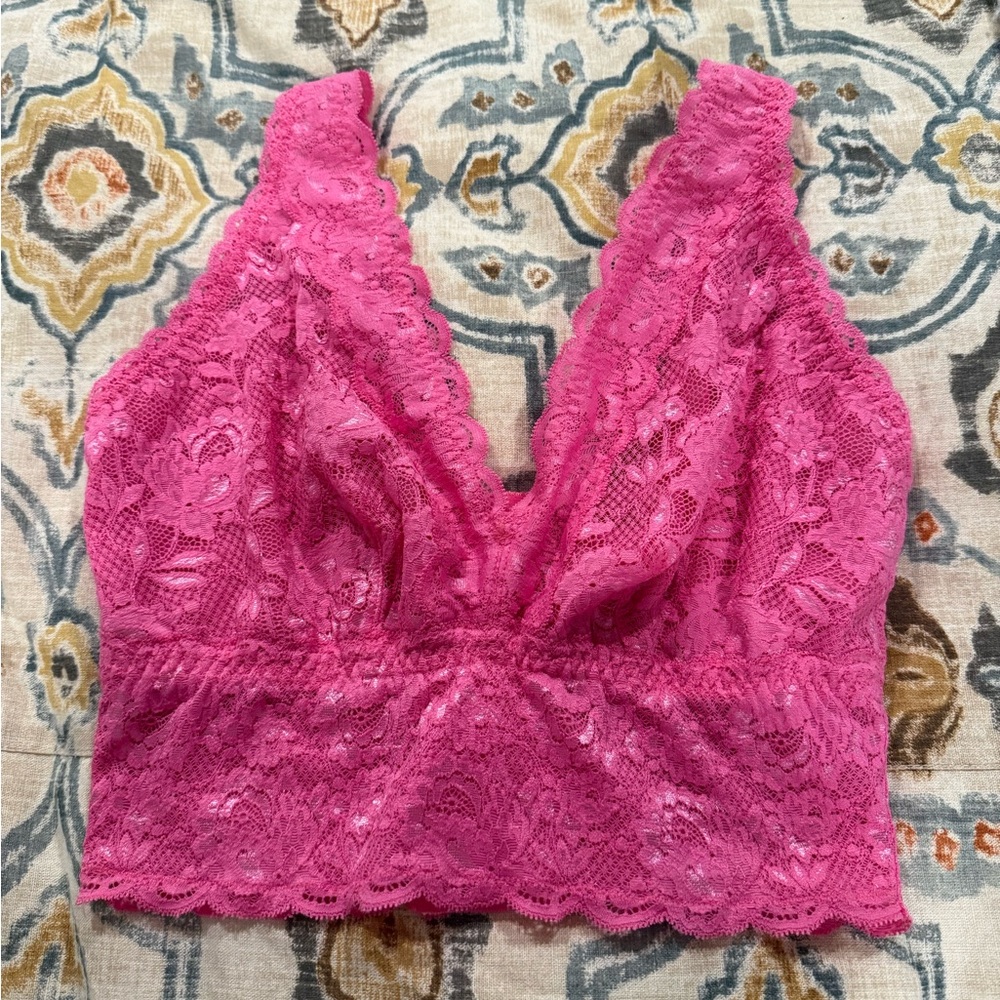 Cosabella Hot Pink Lace Bralette